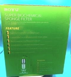 Filtro esponja Boyu SF-104 - Discus Río Amazon Aquarium & Pet Store