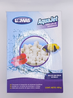 Anillos ceramicos 450 gr. Aquajet marca Lomas - Discus Río Amazon Aquarium & Pet Store