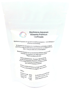 Black Worms liofilizado 10 gr. Alimento para peces. en internet