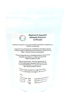 Blackworm con Espirulina alga. 10 gr. Aquarem en internet