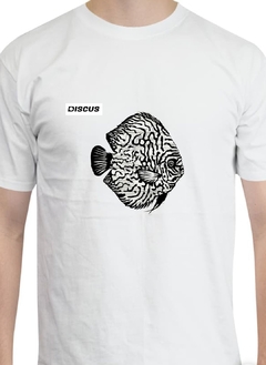 Playeras alusivas a los peces y plecos. Discus Río Amazon en internet