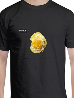 Imagen de Playeras alusivas a los peces y plecos. Discus Río Amazon