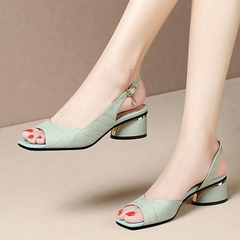 Peep toe hot sale aberto