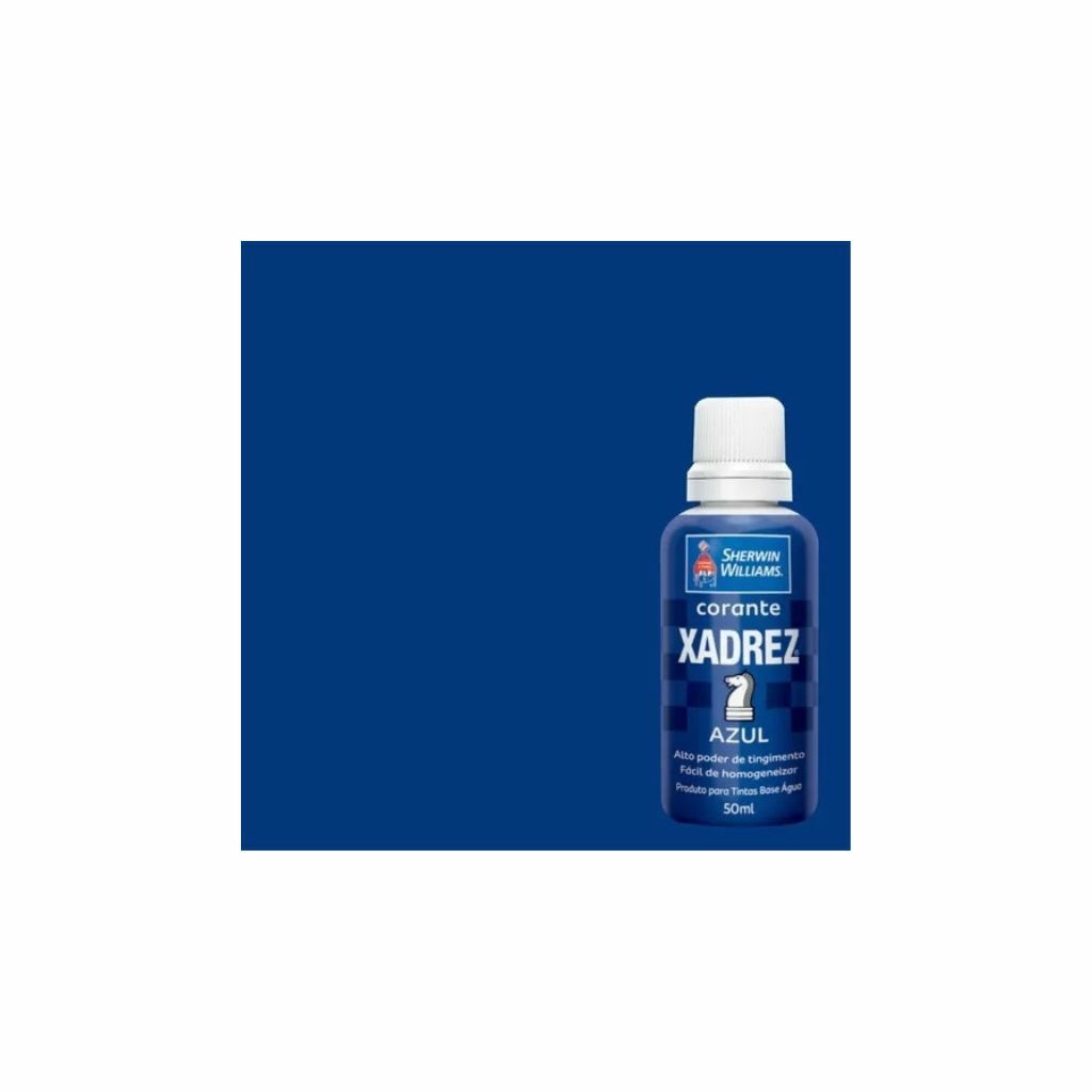 Corante Liquido 50 ml Azul Xadrez