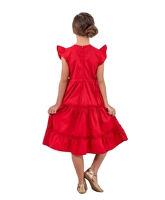Vestido Vermelho Amarração - comprar online