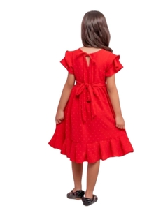 Vestido Vermelho Pipoquinha - comprar online