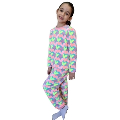 Pijama Infantil Soft Coração