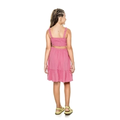 Vestido Recortes Pink Mylu - comprar online