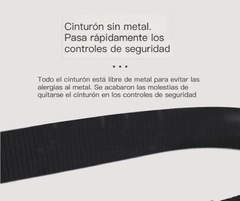 Cinturon Tactico Militar Libre de Metales - Tactico by Safety GRAM