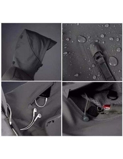 Chamarra Tactica Militar, Chamarra Impermeable y Termica con Gorro - tienda en línea