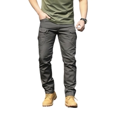 Pantalon Tactico Militar IX7 Gris Obscuro