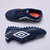 Chuteira Society Soccer Shoes Umbro Glass - Marinho/Branco - comprar online