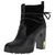 Bota Feminina Cano Baixo Ramarim - Preto