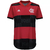 Camisa Flamengo I 21/22 Vermelha e Preta - Feminina - Adidas