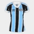 Camisa Grêmio I 21-22 Azul e Preta - Umbro Feminina Baby Look