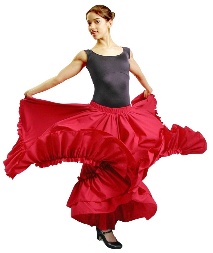 Falda Roja de Algodón