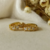 Brinco argola cravejada em ouro - comprar online