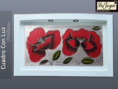 Cuadro Decorativo Flores Rojas W-020 - comprar en línea