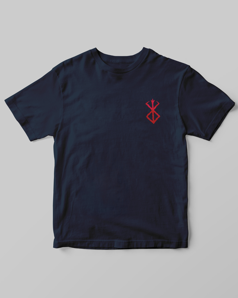 Bioworld Berserk - Camiseta para hombre, símbolo de la marca de sacrificio