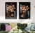 KIT DECORATIVO FLORAIS DOURADOS DECOR - MD Artes Quadros