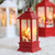 Lanterna de Natal LED Decoração Papai Noel e Boneco de Neve - comprar online