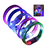 Kit 5 Pulseiras Braceletes Emissoras de Luz LED Festa Balada