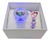 Conjunto Pulseira Relógio Analógico Led Princesa Elza Frozen