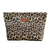 Imagem do Bolsa Necessaire Lisa E Estampa Animal Print Maquiagem