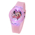 Kit Pulseira e Relógio Analógico Infantil Led Luzes Minnie - comprar online