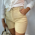 Short linho Vilma Nude - comprar online