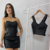 Saia Couro Eloá Preta - Boutique Colmeia tudo para roupa casual feminina e balada.