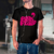 Camiseta Rock Pink Floyd Logotipo rosa