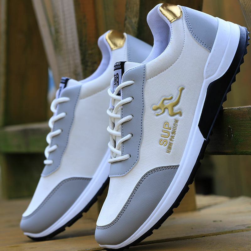 Men's Fashion Tennis White Shoes For Men Breathable Casual Shoes