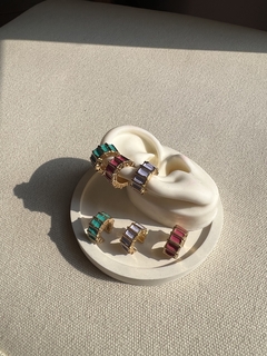 Earcuff Colores Cuadrado