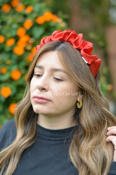 Diadema Ancha Roja - comprar online