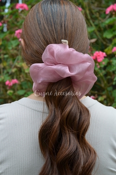 Scrunchie Organza Mora