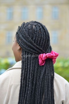 Scrunchie Satín Fucsia - comprar online