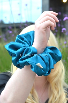 Scrunchie Azul Petróleo - CUGNÉ