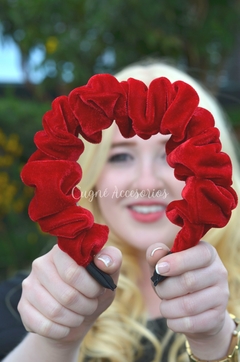 Diadema Ancha Terciopelo Rojo - CUGNÉ