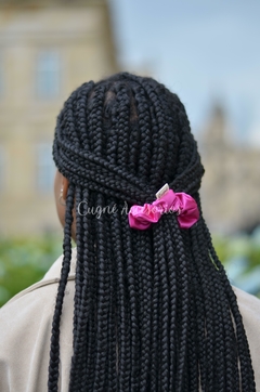 Scrunchie Satín Magenta