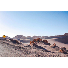 Estrada no Deserto do Atacama