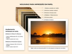 Amanhecer no Rio Cuiabá, Pantanal - Quadros Exclusivos - Decoração Fine Art para seu ambiente | Planeta em Fotos