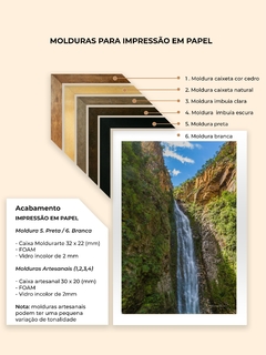 Cachoeira do Segredo, Alto Paraíso de Goiás - Quadros Exclusivos - Decoração Fine Art para seu ambiente | Planeta em Fotos