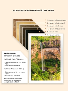 Cachoeira Véu da Noiva, Chapada dos Guimarães - Quadros Exclusivos - Decoração Fine Art para seu ambiente | Planeta em Fotos