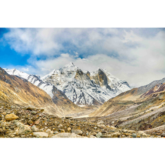 Glacier nos Himalaias, India
