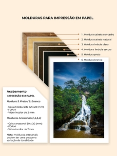 Cachoeira Usina velha, Pirenópolis - Quadros Exclusivos - Decoração Fine Art para seu ambiente | Planeta em Fotos