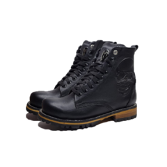 Bota negra mid top