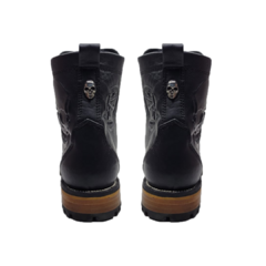 Bota negra mid top - KJ EXOTICS