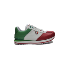 Tenis en Piel tricolor