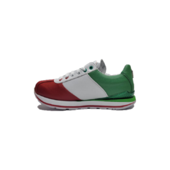 Tenis en Piel tricolor - KJ EXOTICS